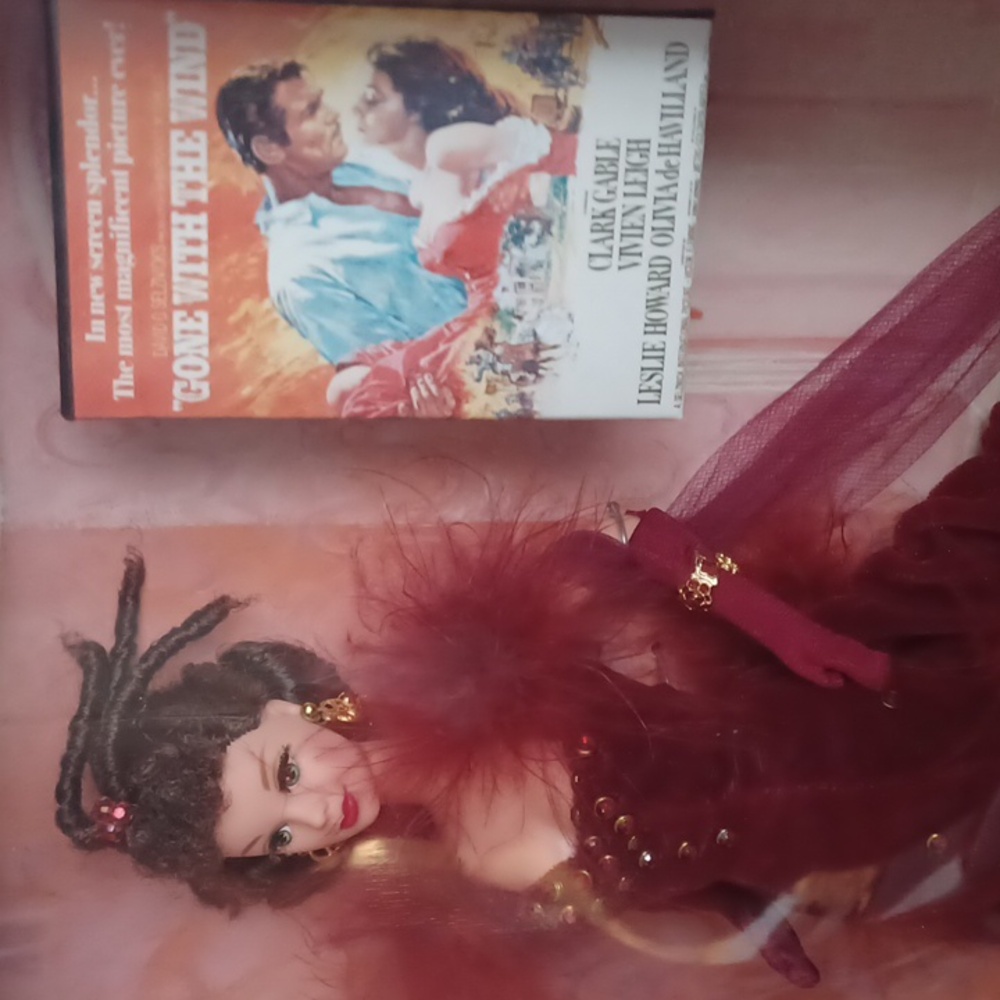 1994 Scarlett O' Hara Barbie Doll Hollywood Legends Collection Mattel Red Gown